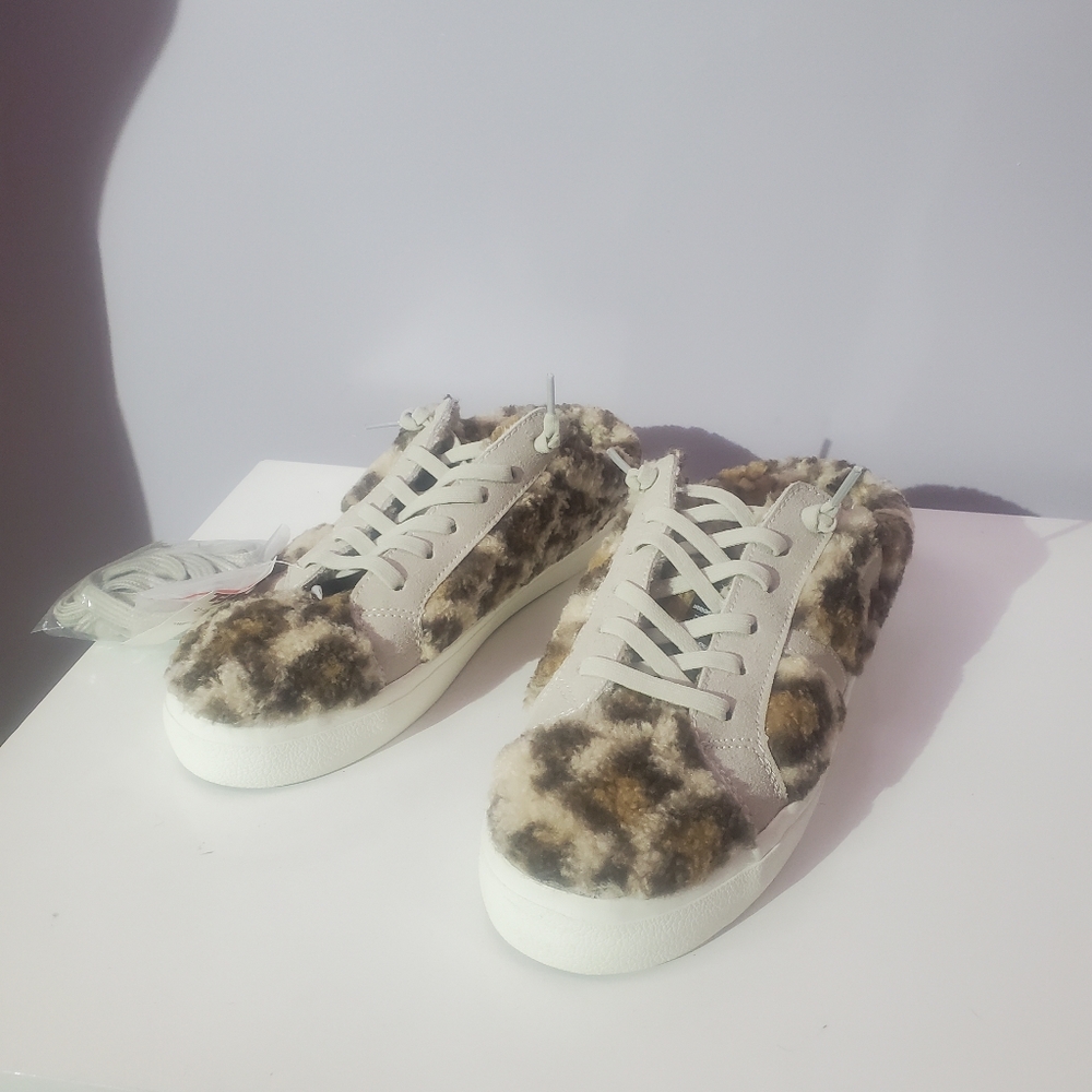 Vintage Havana fur mule sneaker slip on size 7.5